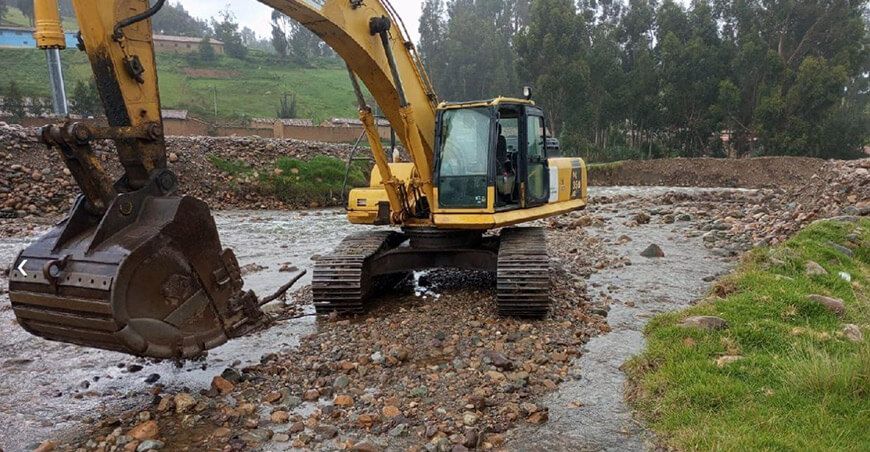 Protegen a familias ubicadas en zonas de alto riesgo con limpieza de ríos y quebradas en Junín Perú