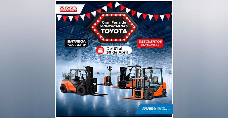 Masa Equipos Industriales anuncia feria de equipos montacargas