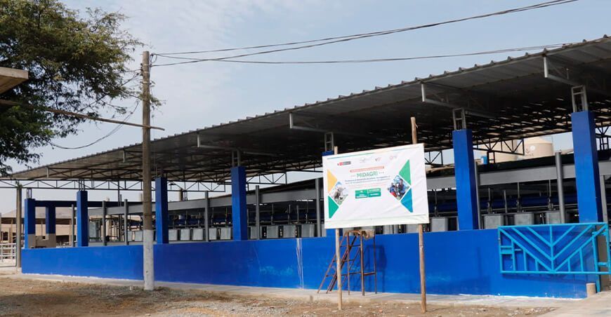Midagri inauguró moderna sala de ordeño tecnificada en Vegueta