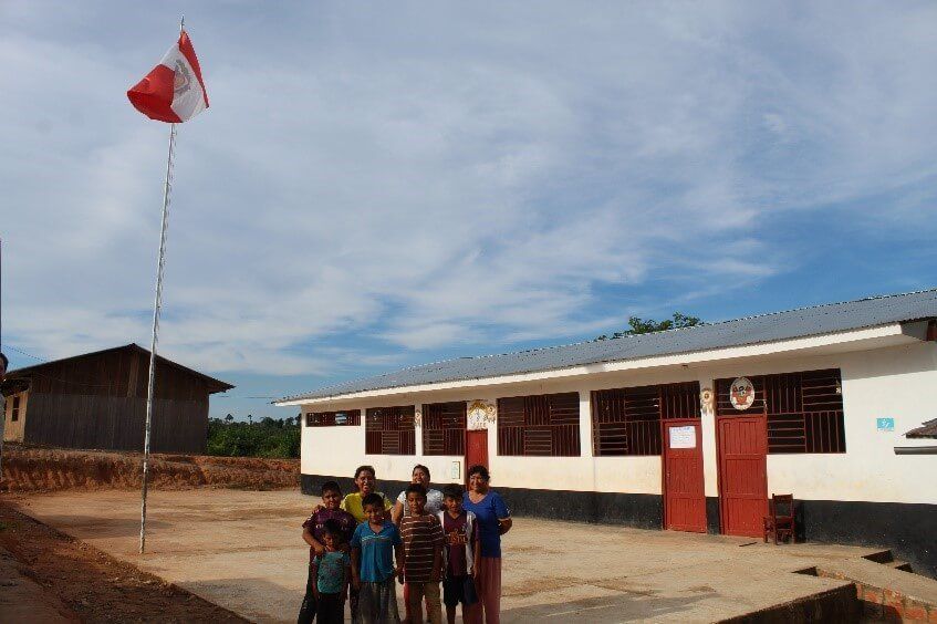 Institución educativa del caserío Nueva Royal Ocho Sur
