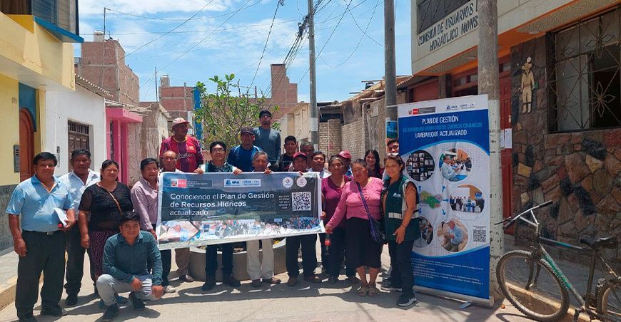 Consejo de Cuenca socializa el plan de gestión de recursos hídricos en Lambayeque y Cajamarca
