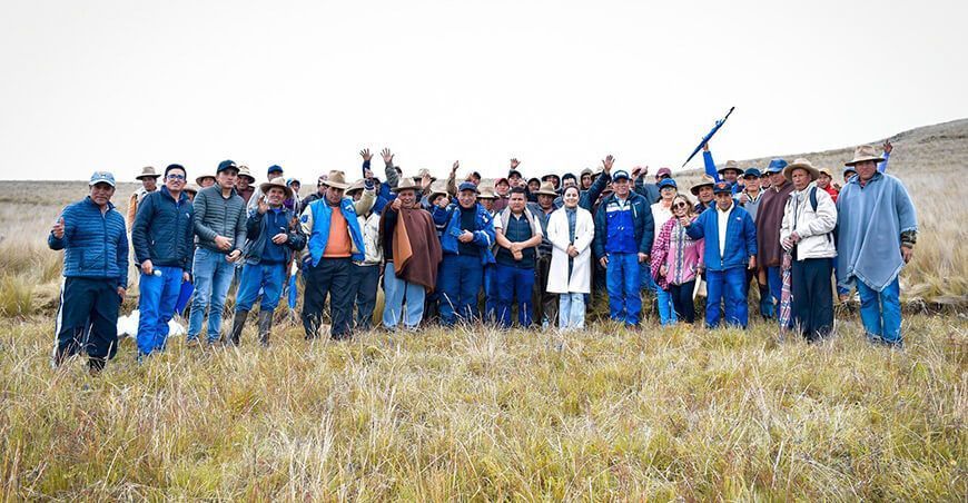 Construirán qocha para beneficiar a más de 400 agricultores en Huaso en La Libertad