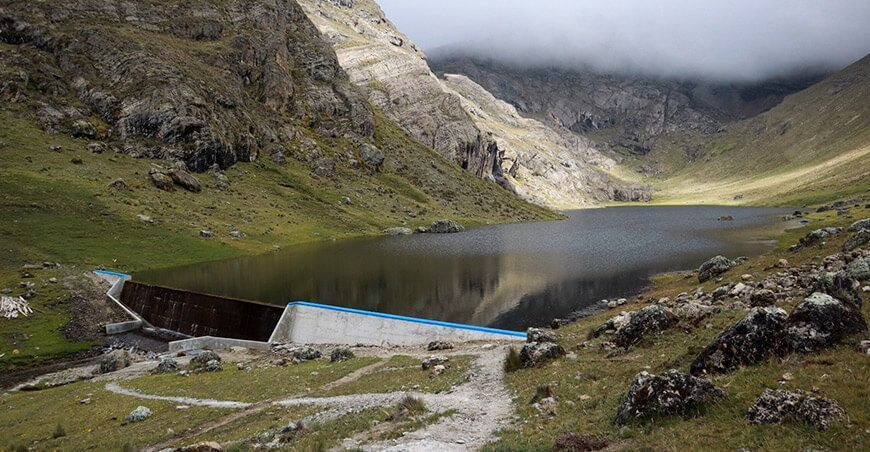 Concluye la construcción de 17 qochas en Cáceres del Perú y Pamparomás Ancash Perú