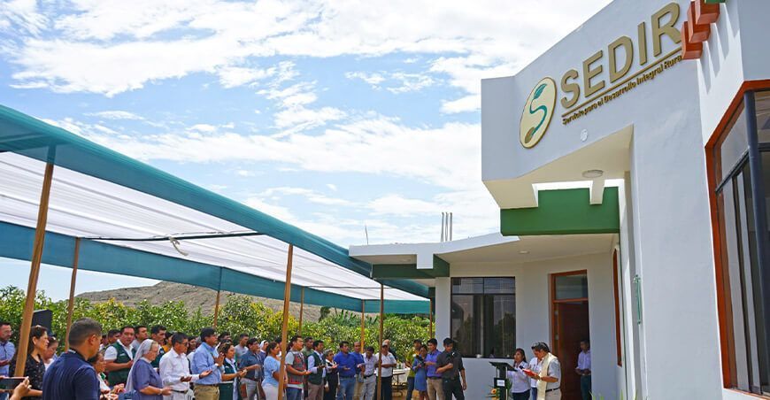 Sedir inauguró Centro de Investigación y Emprendimiento Agrícola en Moro Ancash