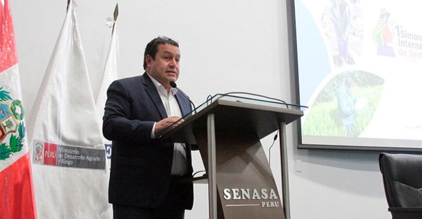 Jefe del Servicio Nacional de Sanidad Agraria - Senasa, Janios Miguel Quevedo Valle