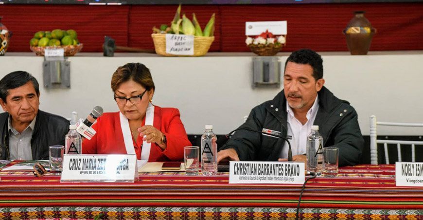 Comisión Agraria del Congreso en Cusco viceministro Barrantes