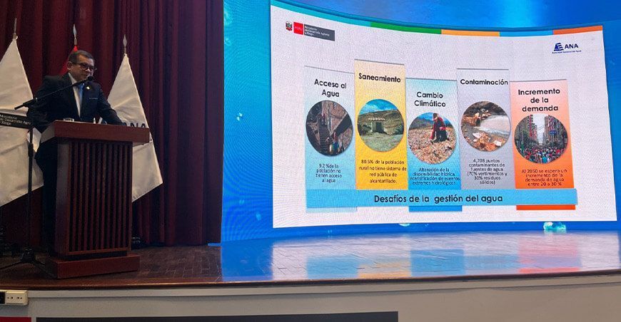 Nuestra prioridad es fomentar acciones para enfrentar la escasez del agua a futuro ANA Perú