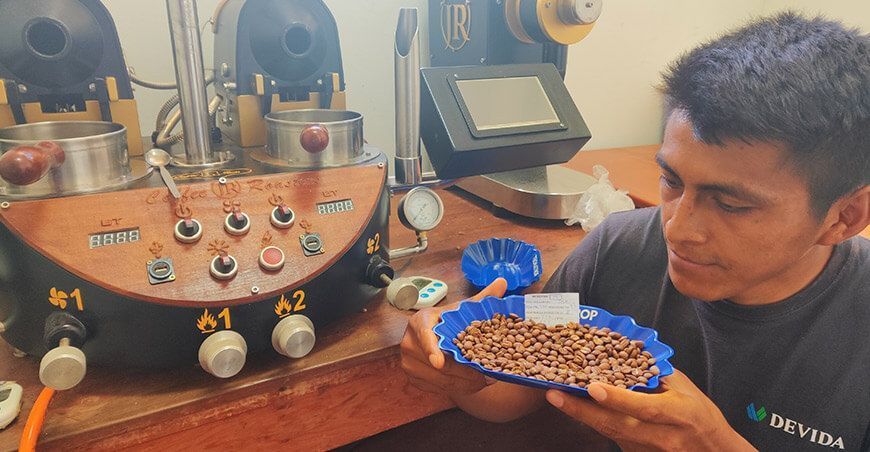 Inician análisis de calidad física, sensorial y química del café en el Vraem Devida Perú 