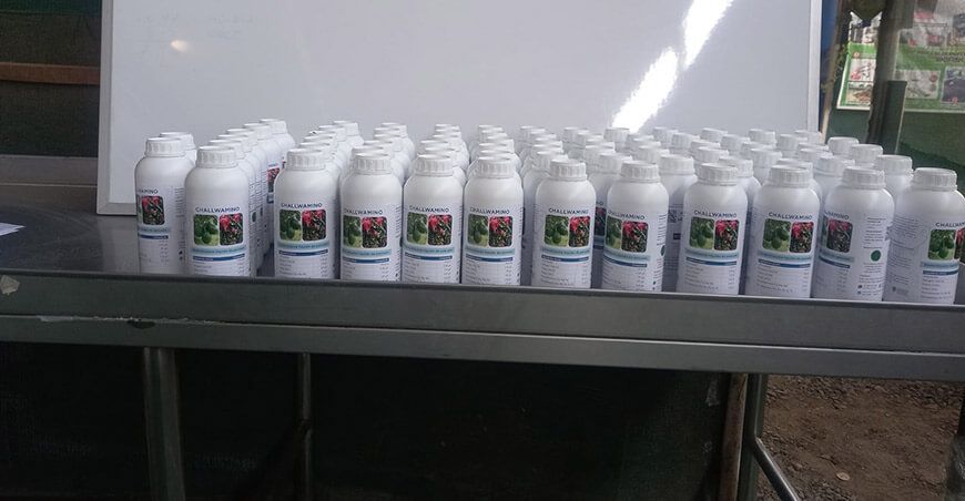 Asociación de Productores de Biofertilizantes “San Pedro de Carquín” biofertilizante a base de pescado