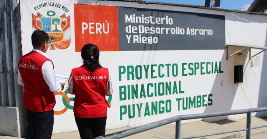 Alertan incongruencias en contrato de obra de riego del canal La Peña Tumbes