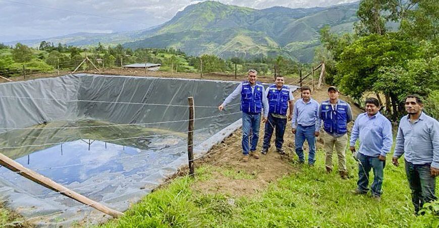 Reinician construcción de 1222 reservorios en Huancabamba, Ayabaca y Morropón en Piura Perú