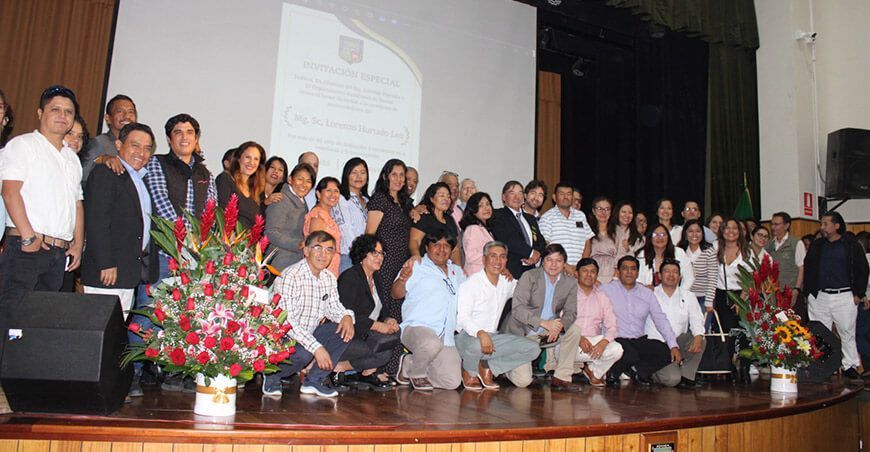 Reconocimiento al Mg. Sc. Lorenzo Hurtado Leo Facultad de Agronomía de la Universidad Nacional Agraria La Molina UNALM