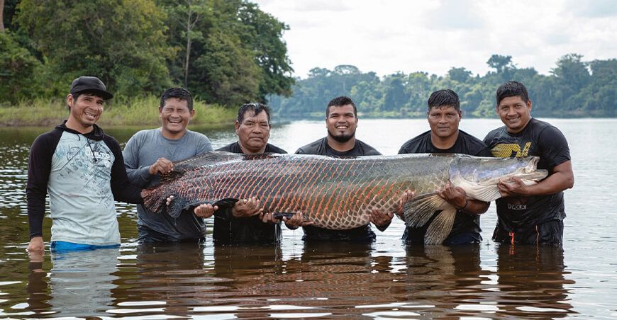 productores acuícolas Amazonía crianza de paiche Emprendedores por Naturaleza Sernanp Perú