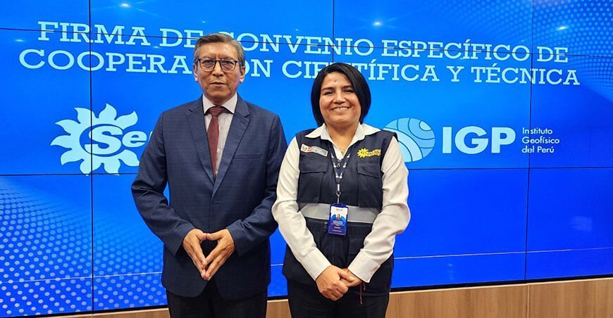 IGP y Senamhi firman convenio para mejorar gestión de riesgos ante eventos extremos