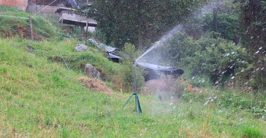 sistema riego tecnificado Cajamarca Perú Midagri