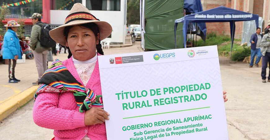 títulos de propiedad rural Perú Midagri