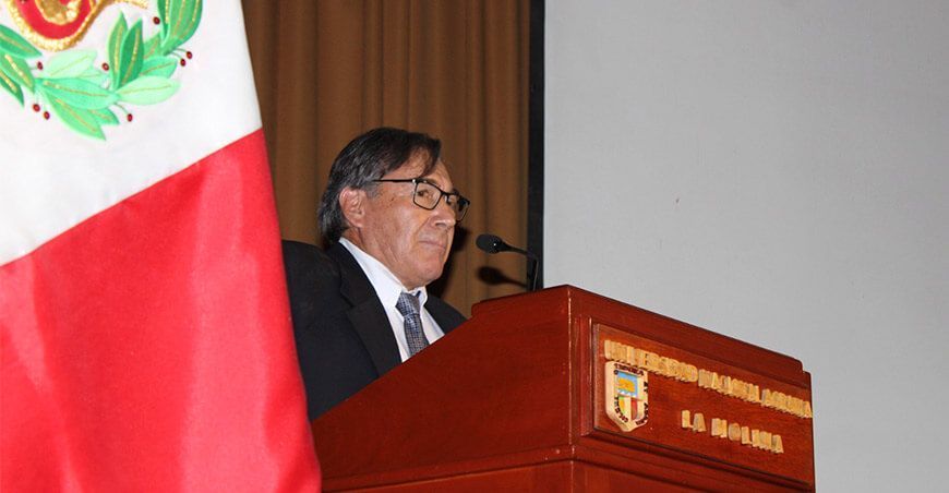 Reconocimiento al Mg. Sc. Lorenzo Hurtado Leo Facultad de Agronomía de la Universidad Nacional Agraria La Molina UNALM