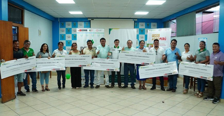 Agrobanco otorgó créditos a asociaciones de productores de Pichanaqui Junín Perú