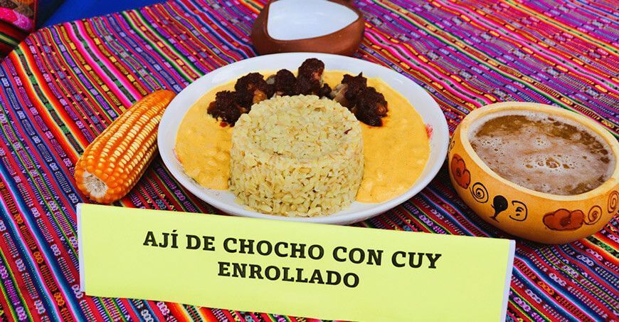 ají de tarwi o chocho con cuy