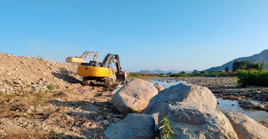 Inician limpieza y descolmatación en Sector Santa Clara del río Virú ANA La Libertad