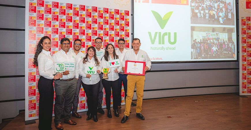 Grupo Viru se posiciona con el primer lugar en el ranking “Los Mejores Lugares para Trabajar Producción & Operaciones Perú 2024”