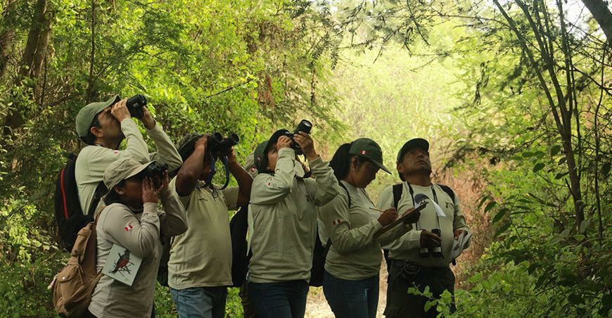 programa de guardaparques voluntarios de las Áreas Naturales Protegidas Sernanp Perú