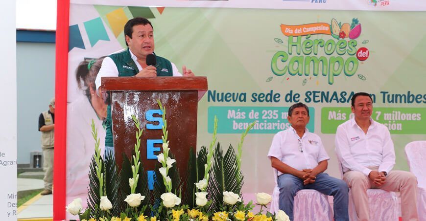 Inauguran nueva sede del Senasa para beneficio del sector agropecuario de Tumbes