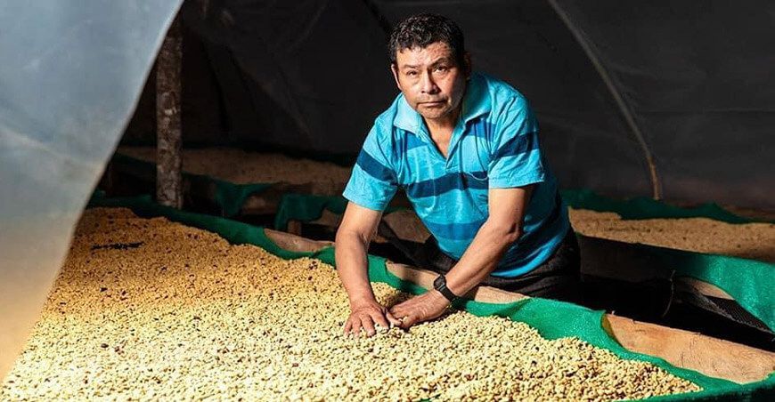 productor de café Perú