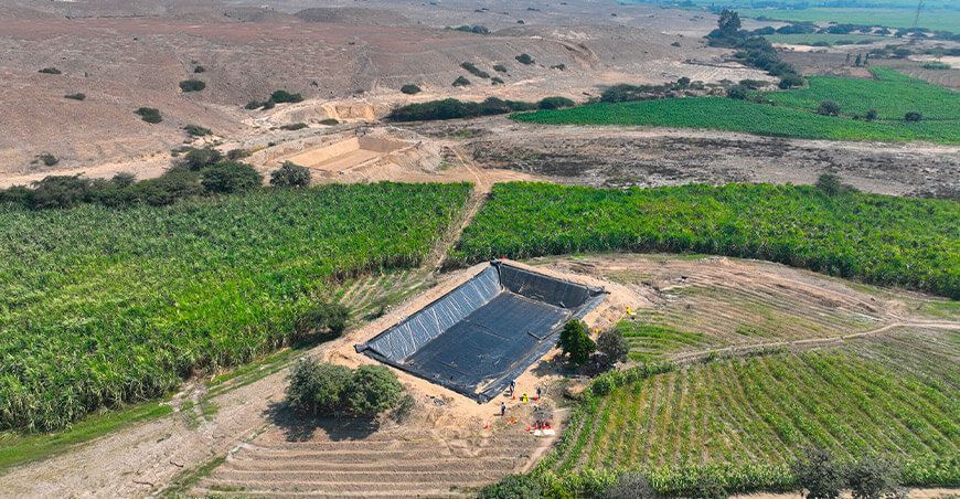 Culminan construcción de 4 reservorios en el centro poblado de Sausal en La Libertad
