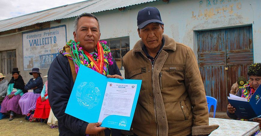 Reconocen legítimamente a la Comunidad Campesina de Lacotuyo Puno Perú