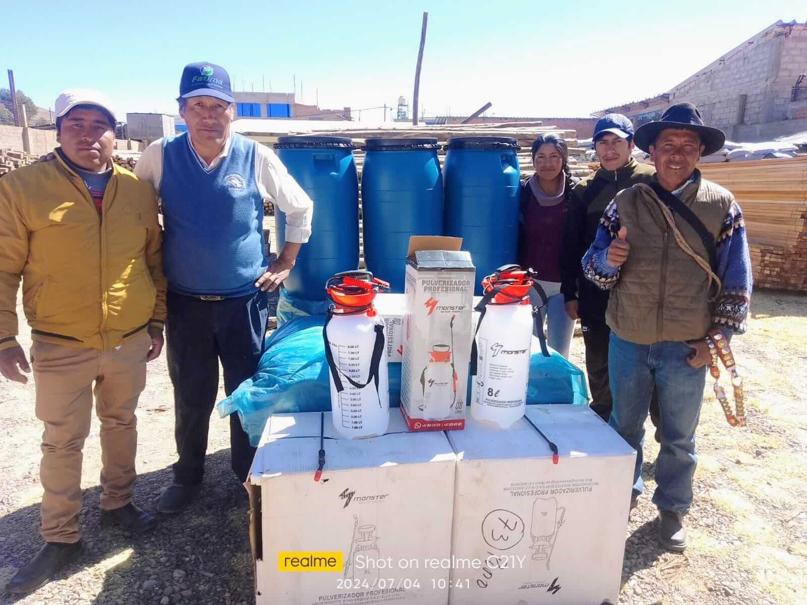 Fortalecen producción agrícola en 870 hectáreas de cultivos en Puno