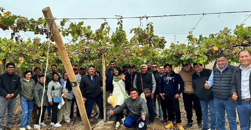 Agroexportadoras de Ica les abren las puertas a agricultores y estudiantes del valle de Tambo