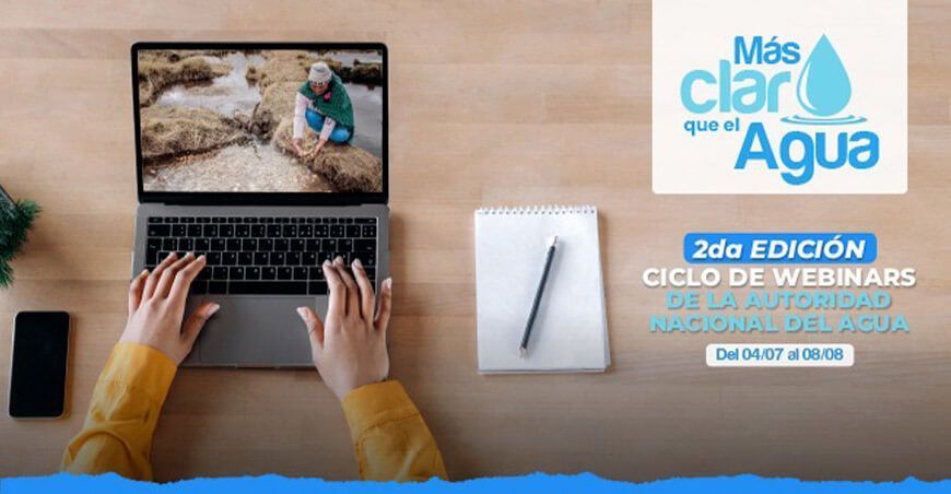 ANA lanza segunda edición del ciclo de webinars “Más Claro que el Agua”