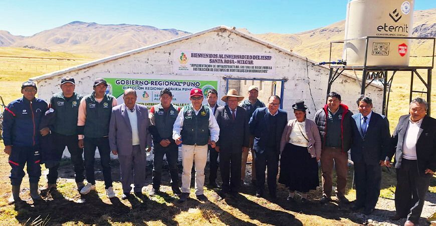 Inauguran biohuerto en Instituto de Educación Superior Tecnológico de Santa Rosa en Puno