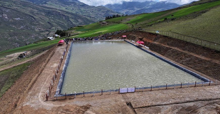 Cajamarca impulsa la siembra y cosecha de agua resevorios