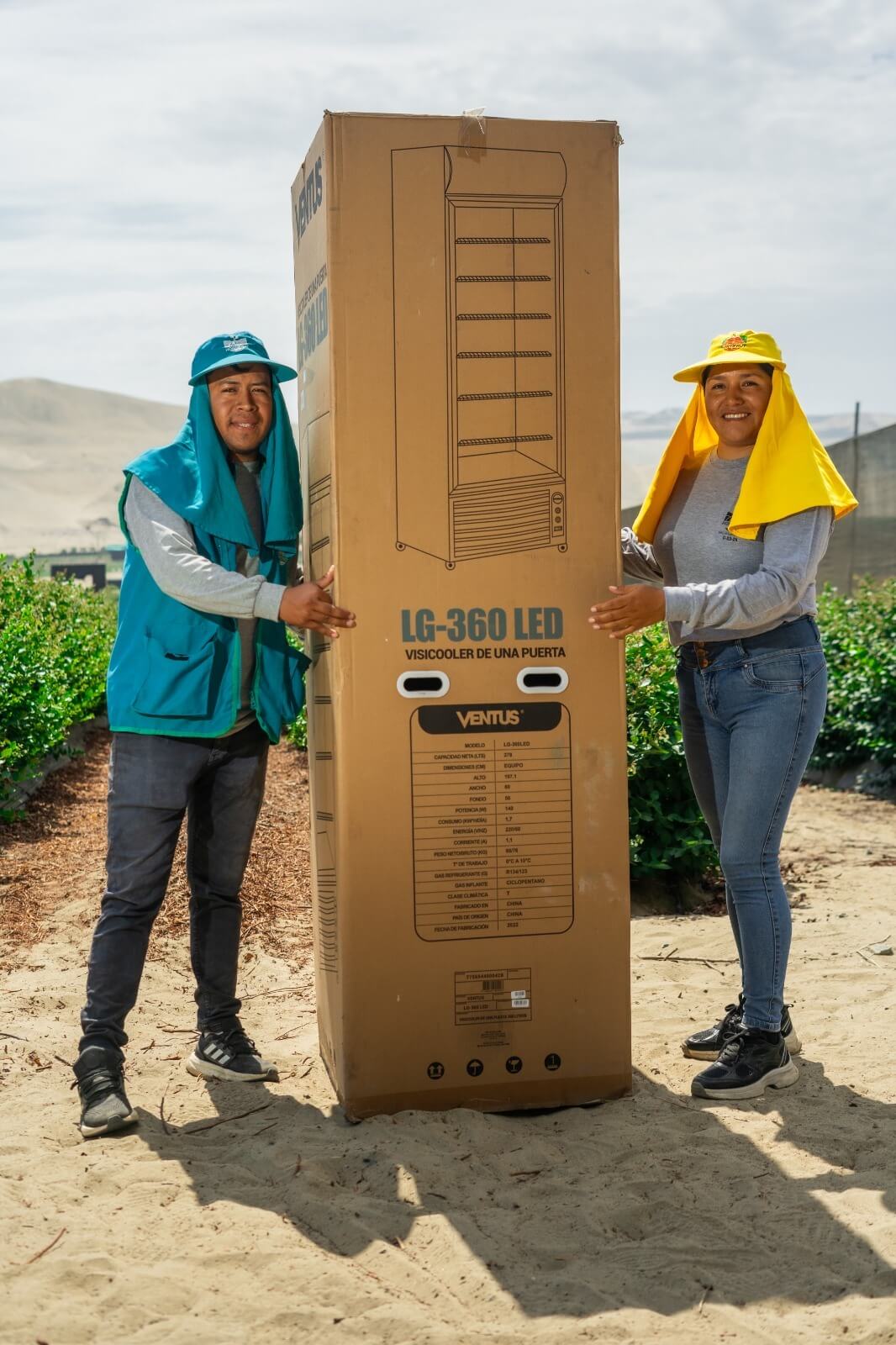 Trabajadores realizan más de 20 700 canjes de productos para beneficiar a sus familias en Chao Hortifrut Perú