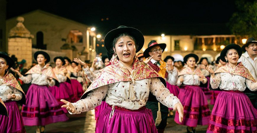 Expo Perú Los Andes Ayacucho Perú comparsas carnavales