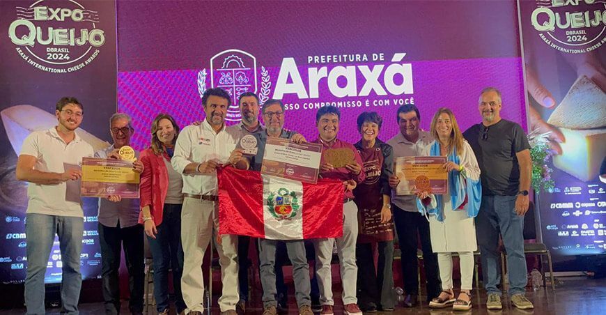 Queso artesanal peruano triunfa en ExpoQueijo Brasil con tres medallas de oro y una de plata