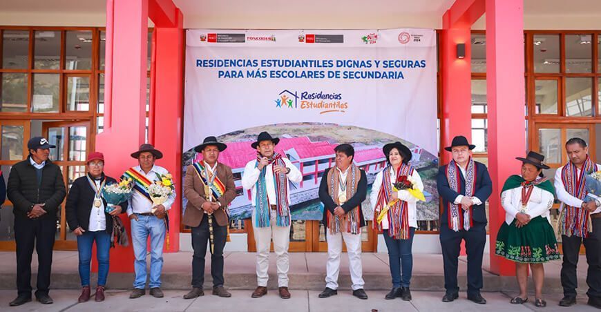 Inauguran residencia estudiantil para 136 escolares en Paccaritambo Cusco Perú