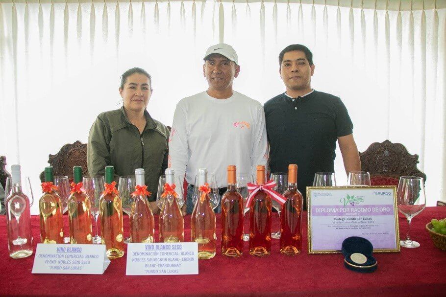 Fundo “San Lukas” obtuvo Medalla de Plata y Oro en Concurso Nacional de Vinos en Ancash Perú