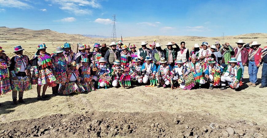 proyecto de sistema de riego Taccacca Cusco Perú