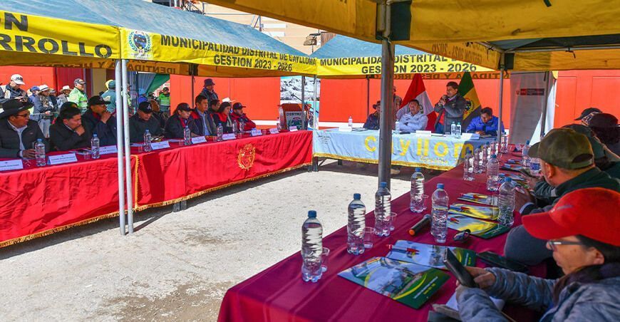 Crean mesa técnica para abordar las necesidades de Caylloma en Arequipa Midagri Perú
