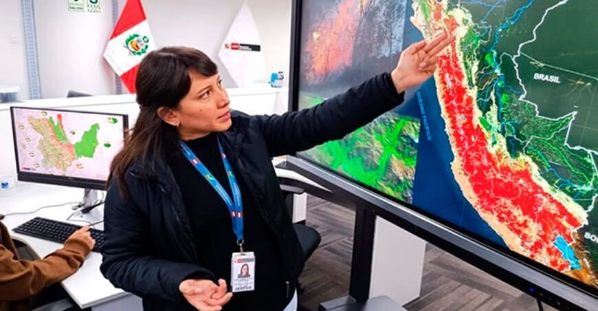Minam monitorea condiciones de riesgo para incendios forestales en el Perú