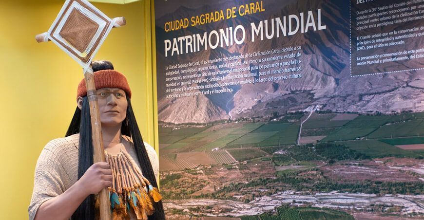 Inauguran exposición museográfica destacada sobre la Civilización Caral