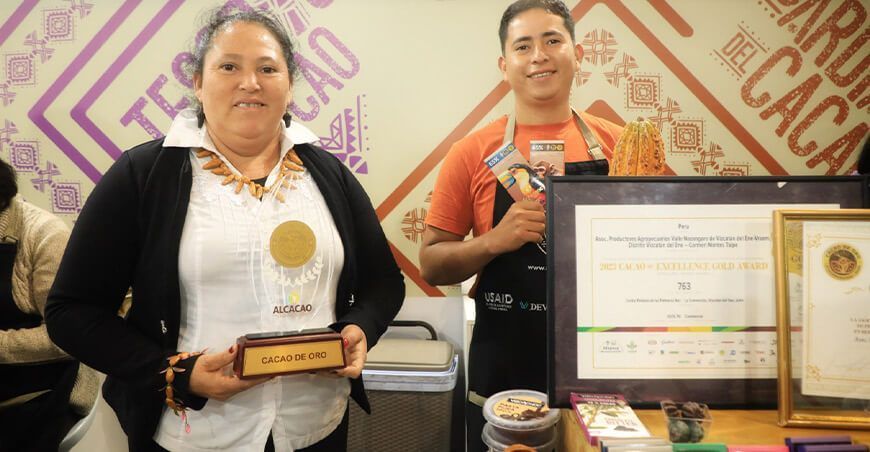 Kevin Mallma, emprendedor que transforma el Vraem con cacao de calidad chocolates Vizcachoc Vizcatán del Ene Junín