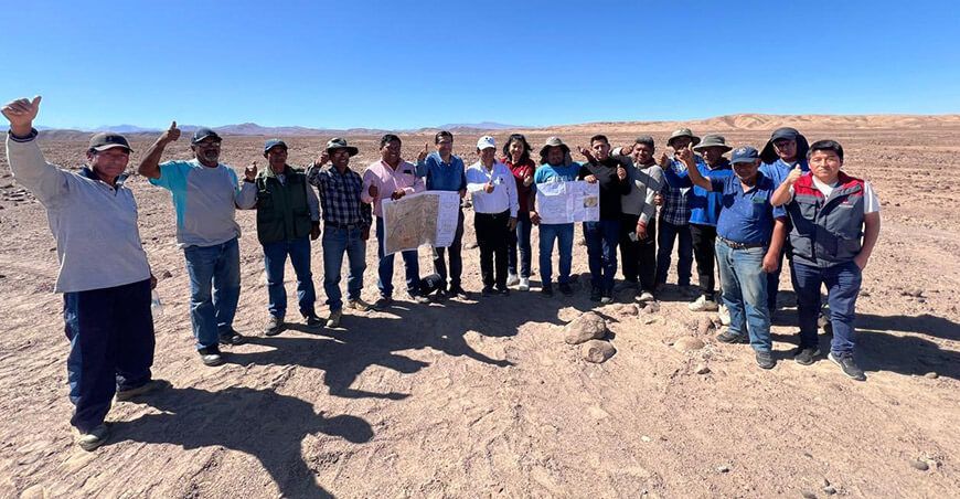 Tacna avanza en el saneamiento del terreno en Pampa Chapolla