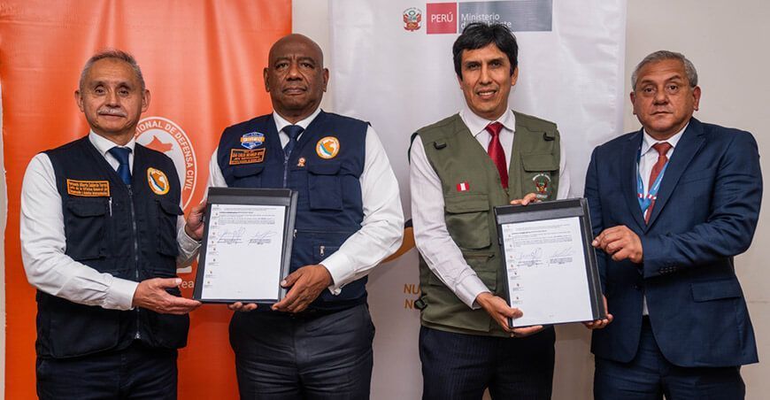 Sernanp e Indeci fortalecen gestión de riesgos en áreas protegidas a Perú