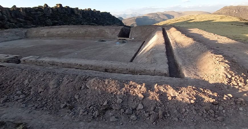 Agro Rural construye reservorios para asegurar el agua a 729 familias productoras en Ancash Perú