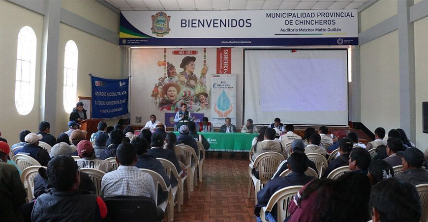 ANA Perú capacitó sobre uso de agua en Apurímac