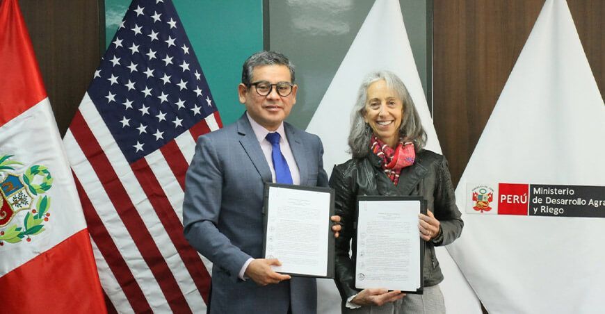 ANA y Cuerpo de Paz firman acuerdo para fortalecer la gestión hídrica y adaptación al cambio climático